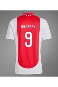 Ajax Brian Brobbey #9 Voetbaltruitje Thuis tenue 2024-25 Korte Mouw